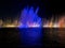 music fountain show at night, westlake hangzhou