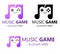Music game logo design
