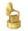 Music Gramophone Trophy Award Isolated