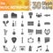 Music instrument glyph icon set, musical symbols collection, vector sketches, logo illustrations, sound signs