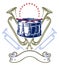 Music jazz band emblem