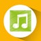 music mobile icon design