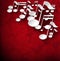 Music Note Background - Red Velvet Roses