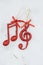 Music note,Christmass background
