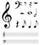 Music notes