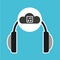 Music online cloud headphone