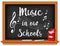 Music in Our Schools Chalkboard