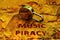 Music piracy grunge concept