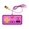 Music Player as Bright Item from Nineties Vector Illustration