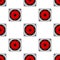 Music Speaker Flat Icon Seamless Pattern