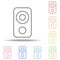 music speaker icon. Elements of Web in multi colored icons. Simple icon for websites, web design, mobile app, info graphics