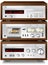 Music Stereo Audio Compact Cassette Deck with Amplifier and CD p