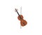Music, string, violin icon. Vector illustration, flat design