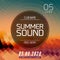 Music summer party poster graphic design. Disco dance flyer or poster template. Summer sound party event