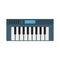 Music Synthesizer. Electronic Piano. Vector