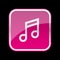 Music tone mobile app icon