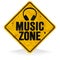 Music Zone Sign