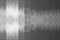 musical background in the form of a sound wave. gray color.