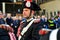 Musical band director of Italian police on an official parade