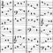 Musical bird notes (seamless pattern)