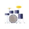 Musical instrument is drum. Percussion musical instrument, classical, orchestral, concert.