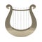 Musical instrument greek golden lyre harp