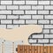 Musical instrument - Silhouette electric guitar brick wall