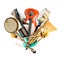 Musical instruments, orchestra