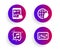 Musical note, Environment day and Internet report icons set. Dj controller sign. Vector