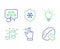 Musical note, Touchscreen gesture and Ranking star icons set. Light bulb, Clean skin and Soy nut signs. Vector