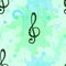 Musical seamless pattern