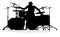 Musician Drummer Silhouette