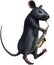 Musician Mouse, Saxophone, Music, Isolated