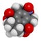 Musk xylene molecule. Highly persistent and bioaccumulative pollutant used as a synthetic musk fragrance.