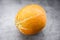 Muskmelon Cantaloupe thai tropical fruit asian on dark background - melon yellow