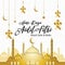 Muslim abstract greeting banners. Islamic vector