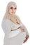 Muslim arabic pregnant woman