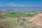 Muslim cemetery in mountains of Central Asia