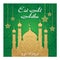 Muslim holiday Eid al-Adha vector gift cards