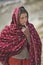 The Muslim Ismaili girl from Upper Shimshal village 5600m is sad after the relatives left for the lower Shimshal village 3100m. Th