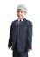Muslim little cute kid with hat