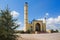 Muslim mosque on blue sky