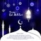 Muslim people`s Eid al-Adha. Arab national festivals. Eastern ethnic symbols.