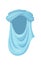 Muslim turban. Headscarf of india people culture, vector illustration