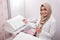 Muslim woman beautician doctor