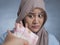 Muslim Woman Rejecting Bribery Money