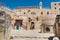 A Muslim woman walking out of the complex  the Coptic Orthodox Patriarchate  The 9th station of the cross in Via Dolorosa at the