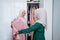 Muslim women entrepreneurs show off new robes to consumers
