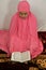 Muslim women sitting and reading Quran in the mosque for prayer, In the month of Ramadan Muslim religion Islamic worshiping god