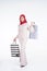 Muslimah fashion portrait concept